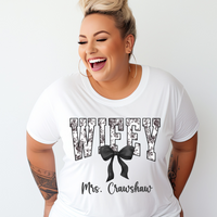 FREE Personalized Wifey Tee- For New Subscribers