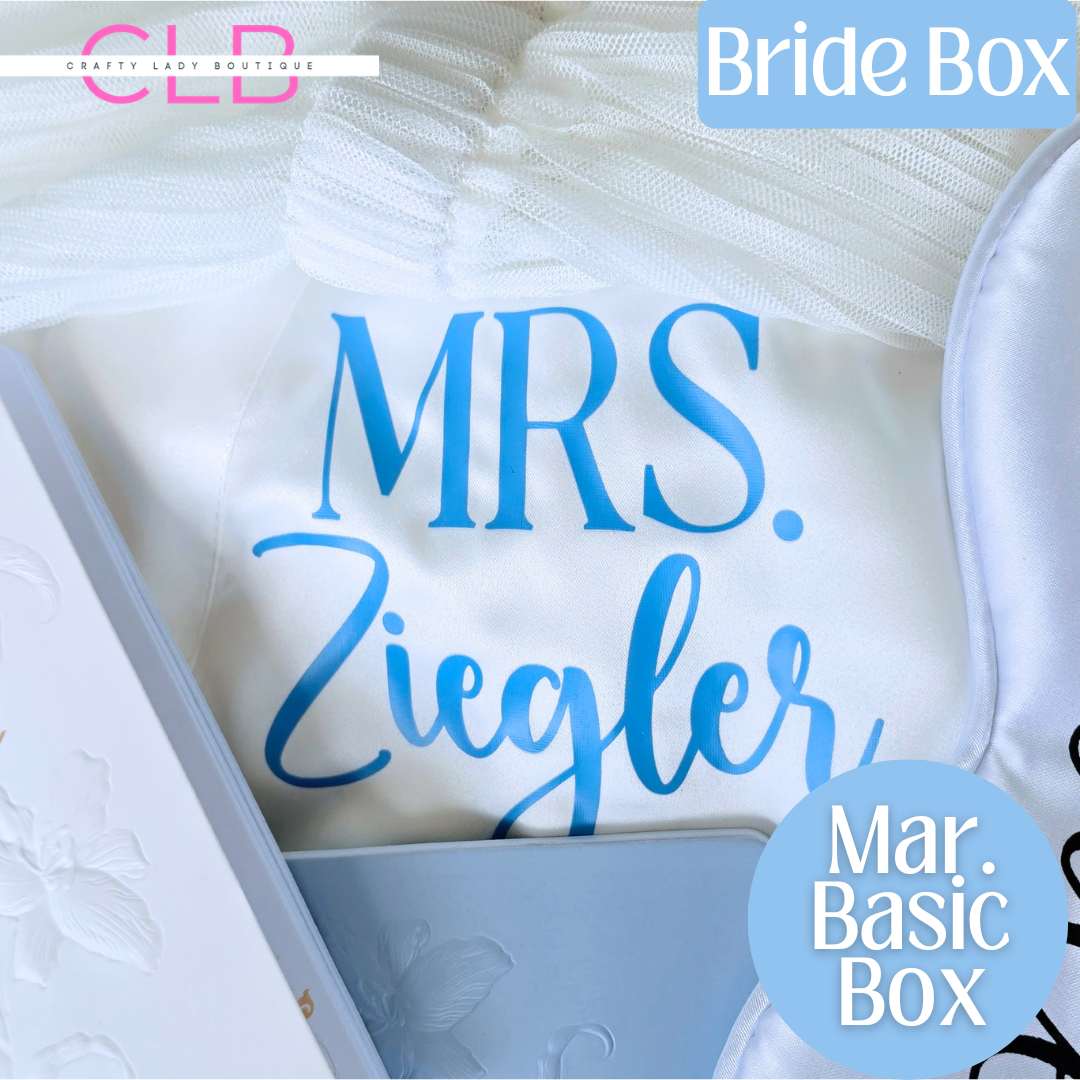 The Monogrammed Bride- BASIC BOX