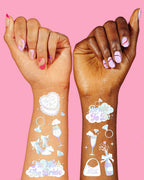 Cloud Nine Trio - tats, banner + balloons