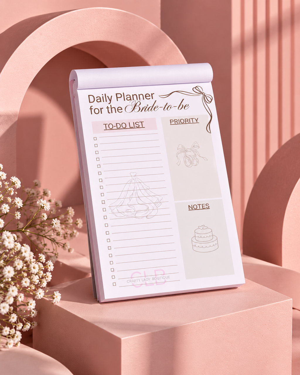 BRIDE Daily Planner Notepad
