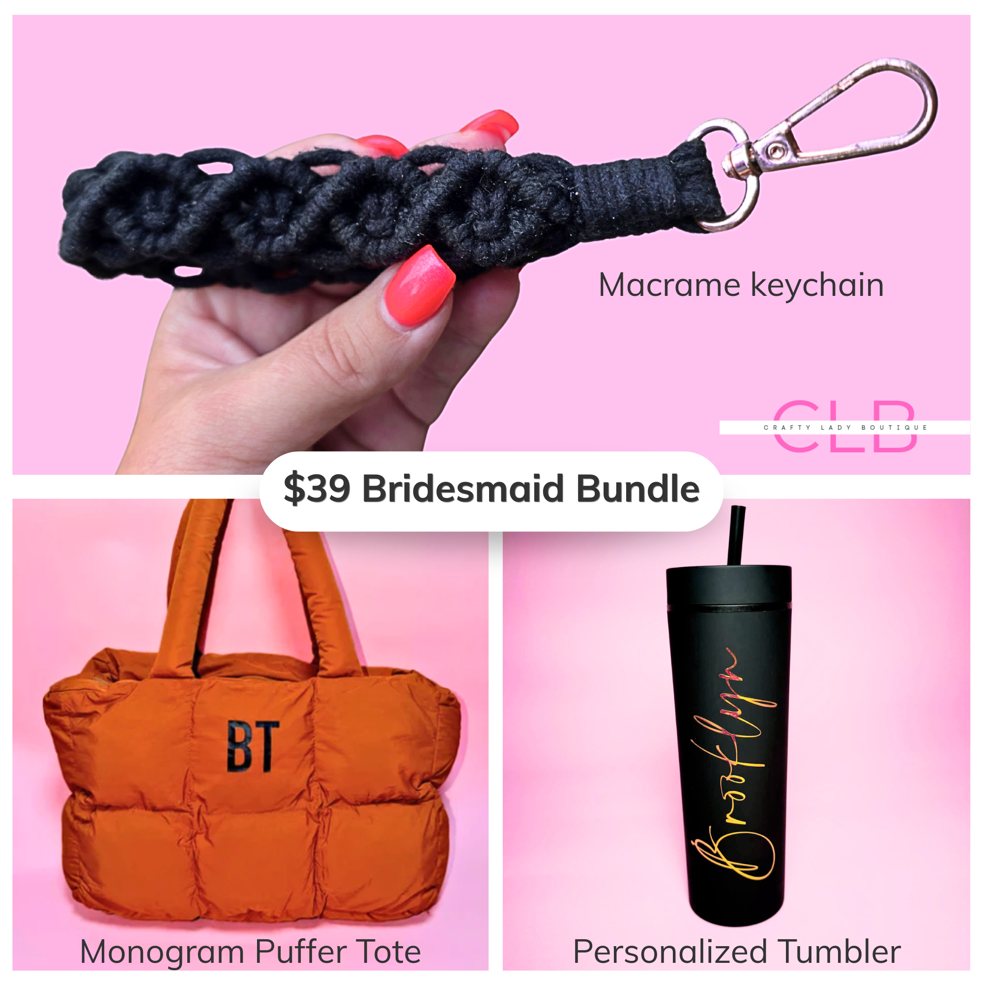 Personalized Bridesmaid Gift Bundle
