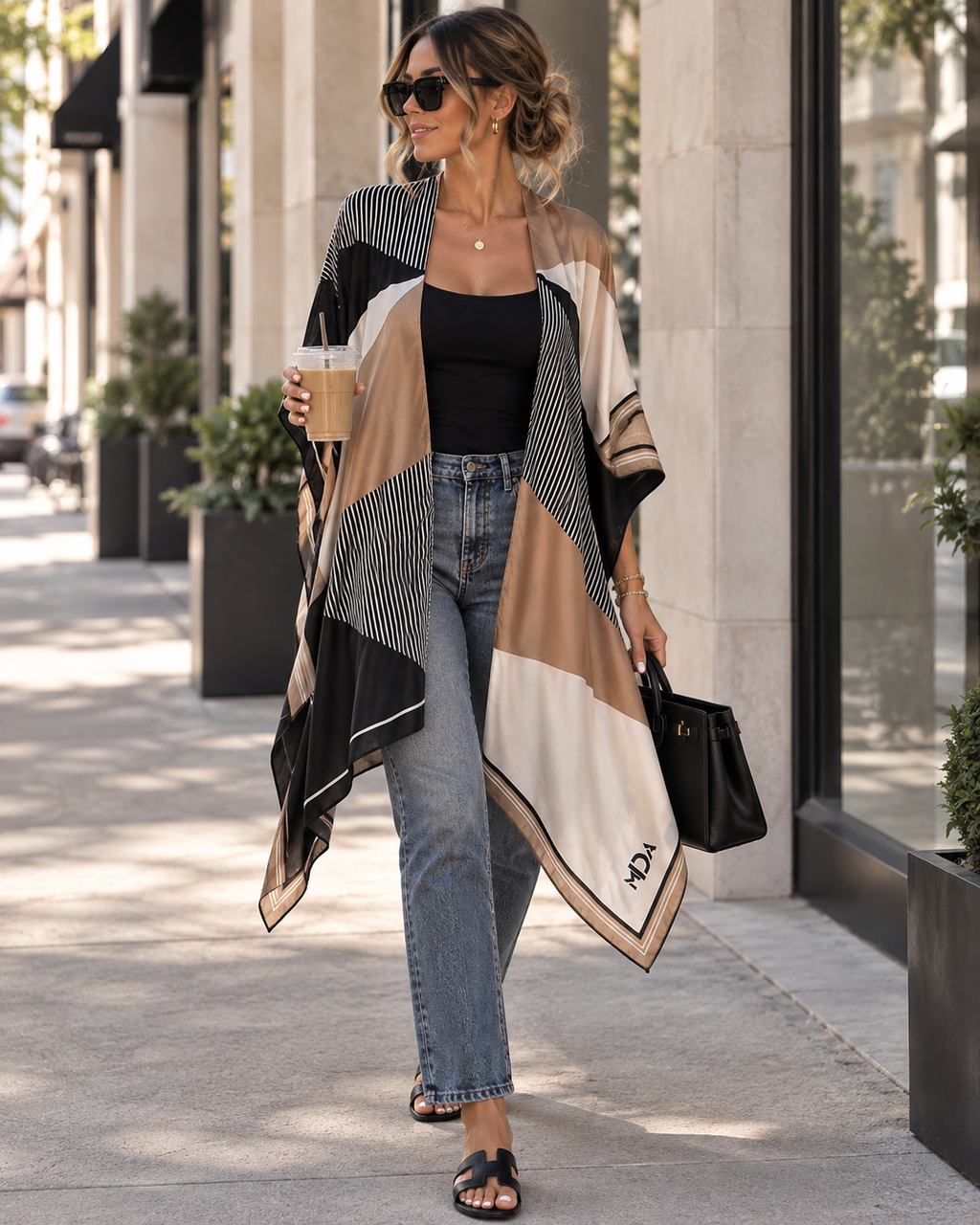 Personalized Monogram Kimono