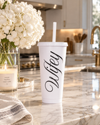 Hubby & Wifey 24 oz. Matching Tumbler Set