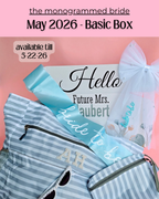The Monogrammed Bride- BASIC BOX