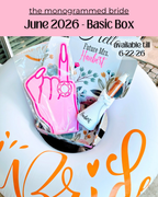 The Monogrammed Bride- BASIC BOX