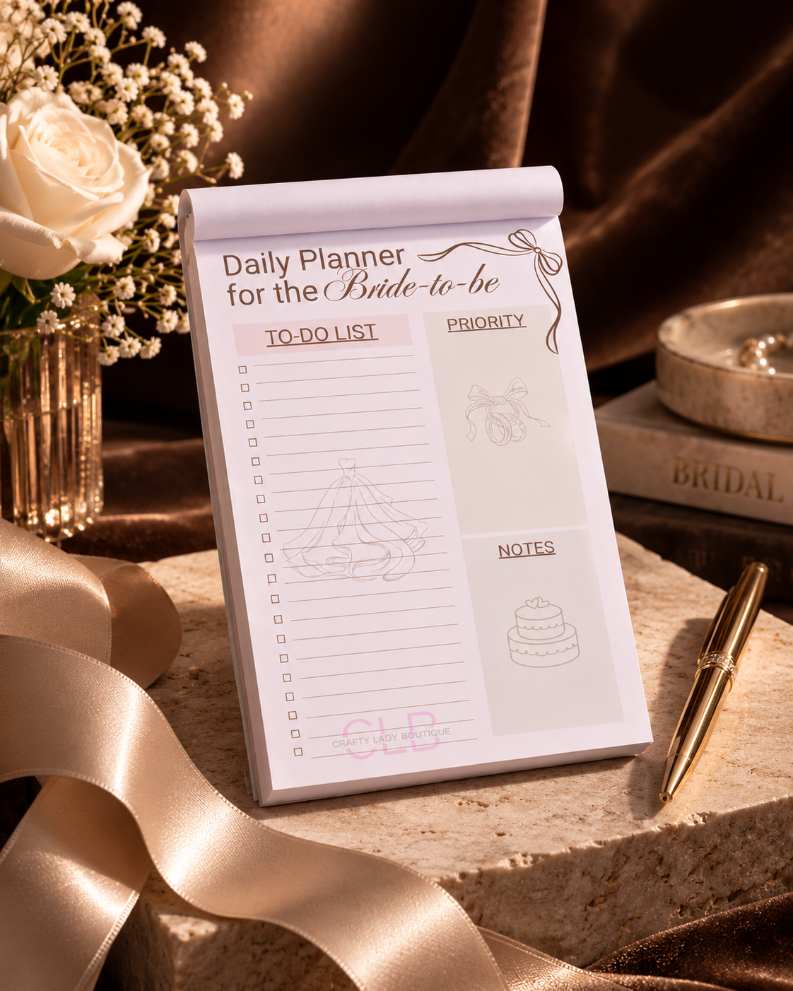 BRIDE Daily Planner Notepad