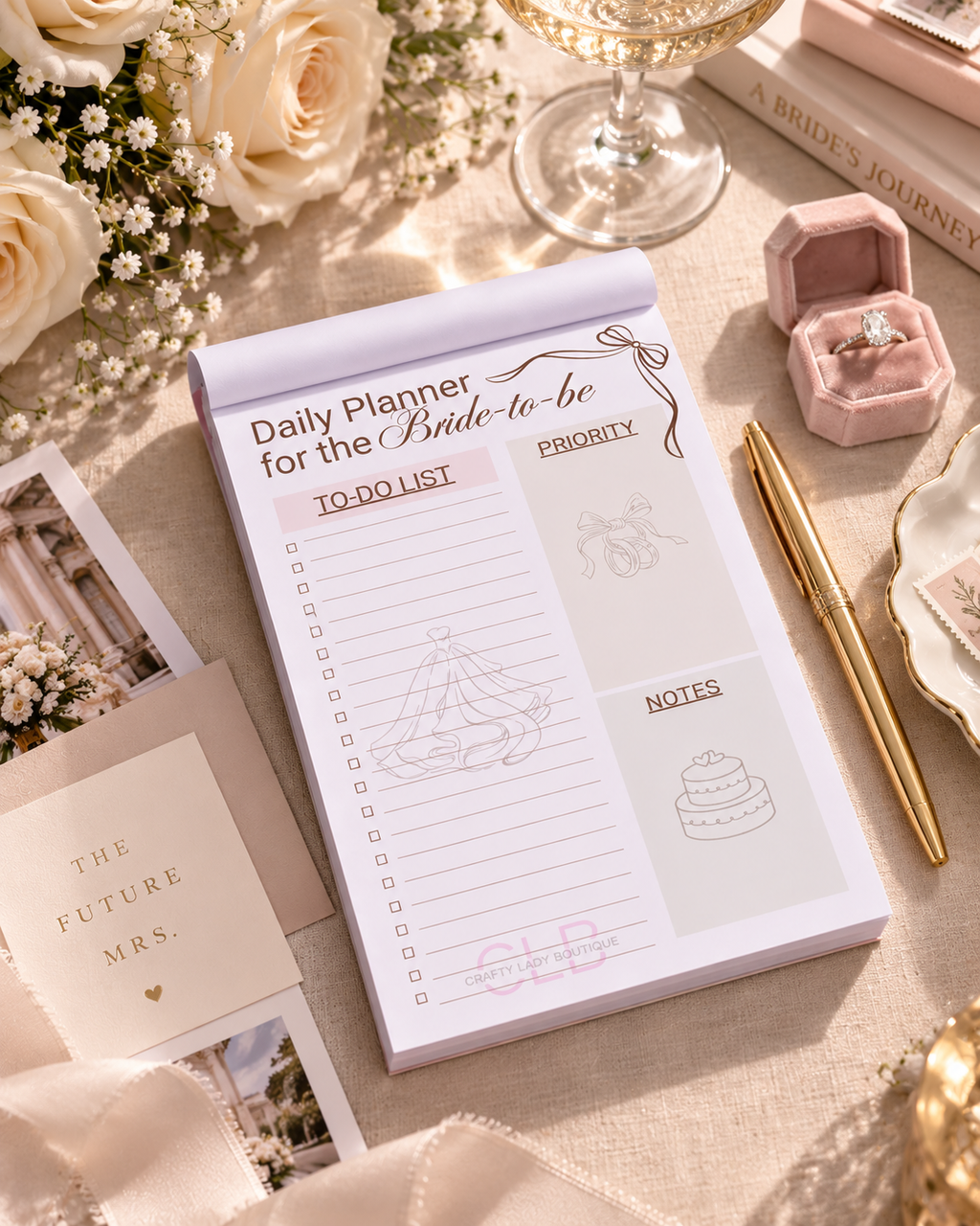 BRIDE Daily Planner Notepad