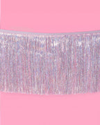 Shimmer Fringe - iridescent banner