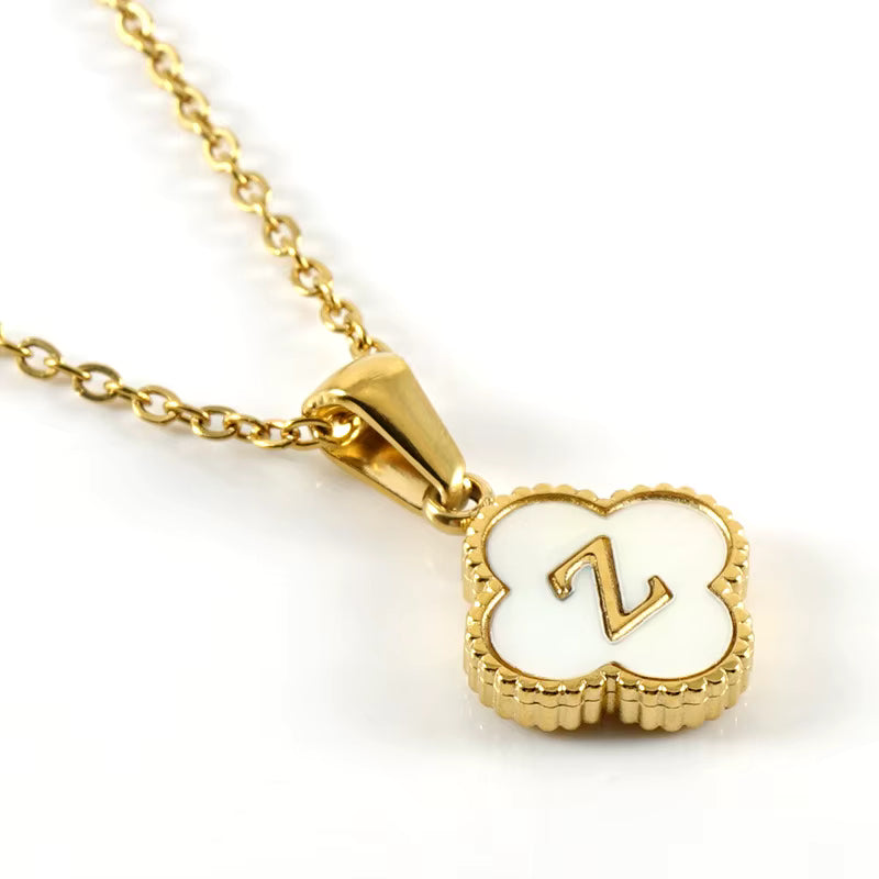 18K Gold-Plated Initial Necklace