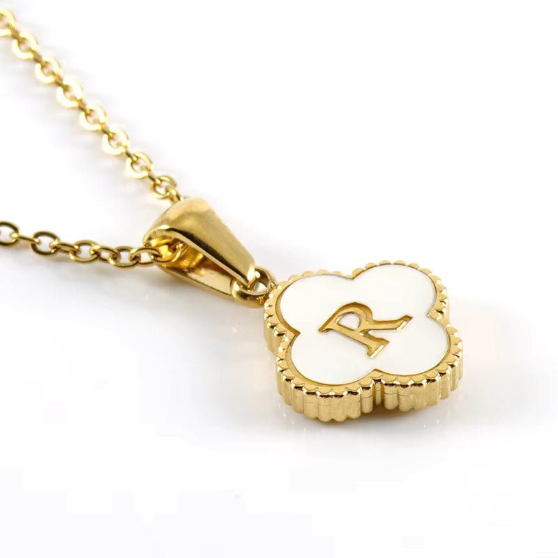 18K Gold-Plated Initial Necklace