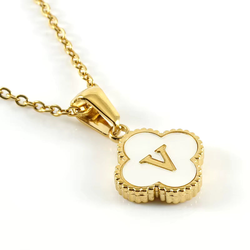 18K Gold-Plated Initial Necklace