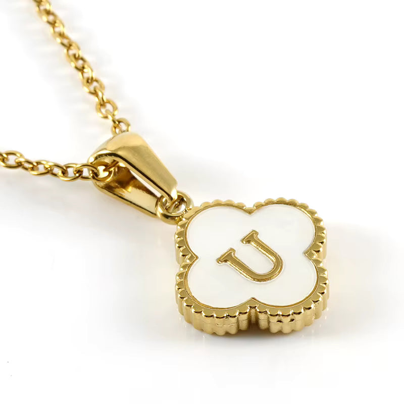 18K Gold-Plated Initial Necklace