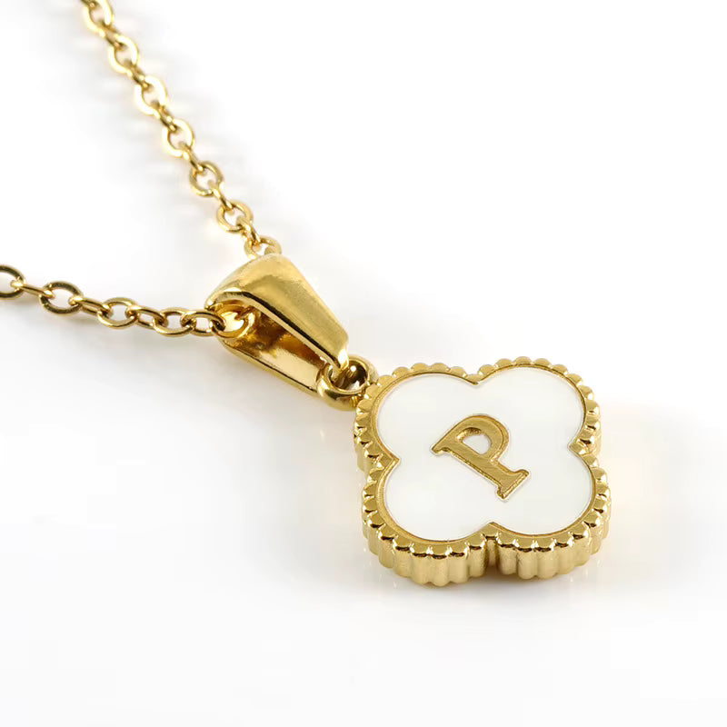 18K Gold-Plated Initial Necklace