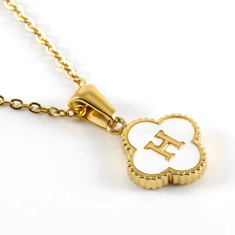 18K Gold-Plated Initial Necklace