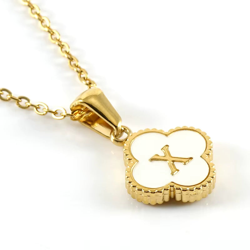 18K Gold-Plated Initial Necklace