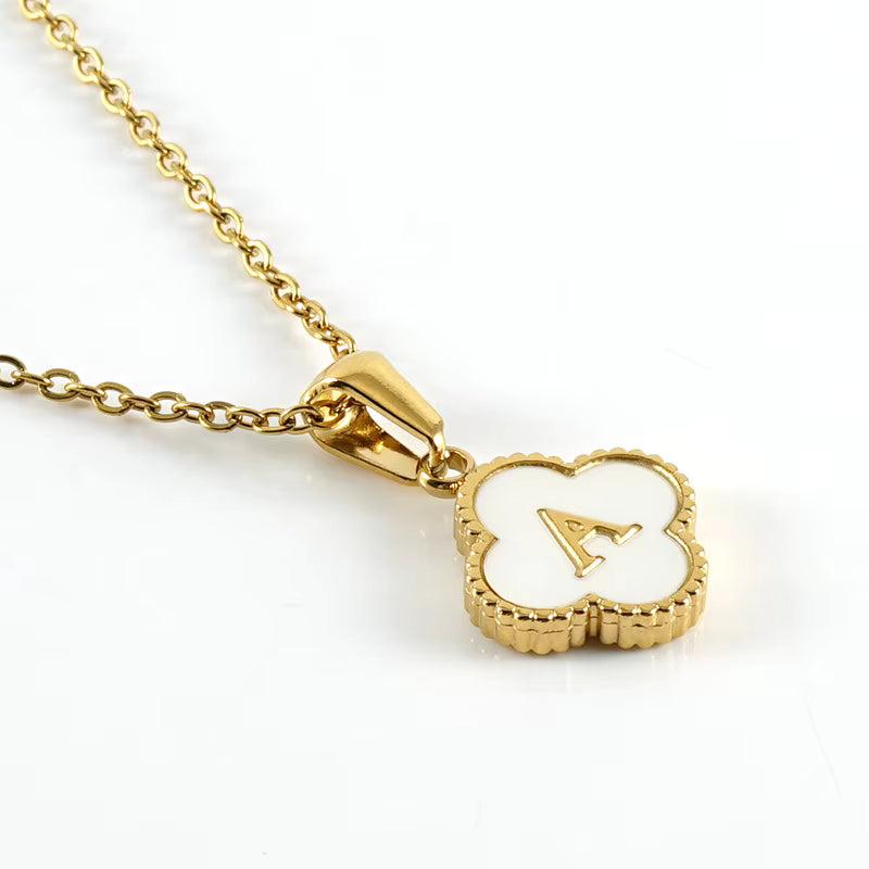 18K Gold-Plated Initial Necklace