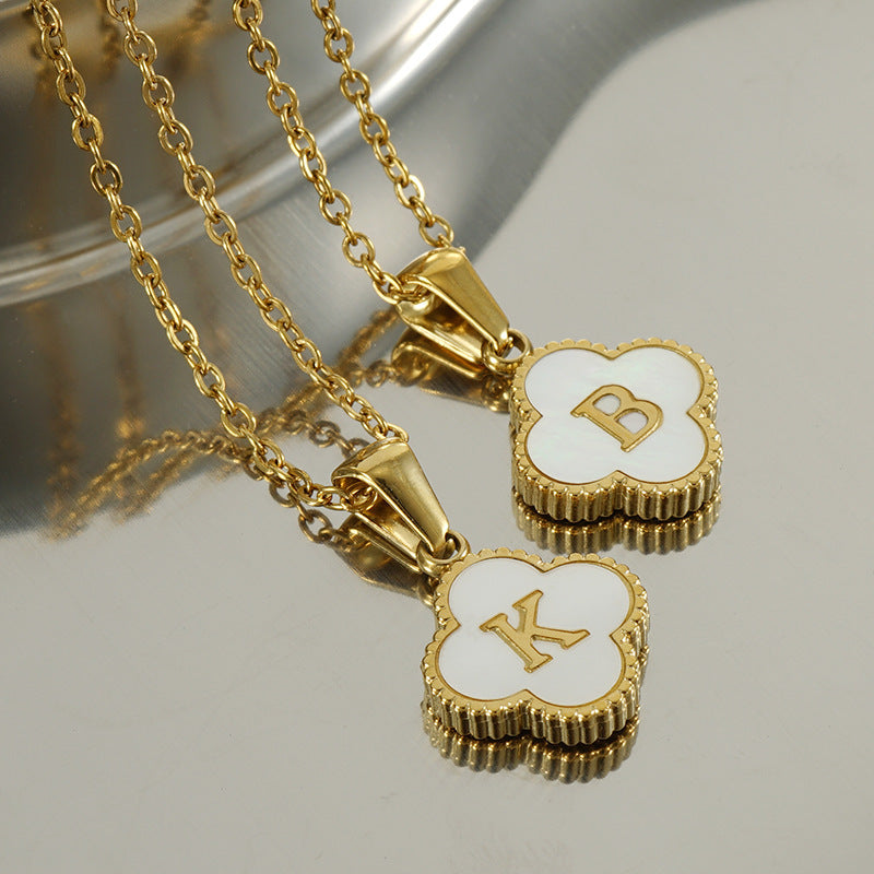 18K Gold-Plated Initial Necklace