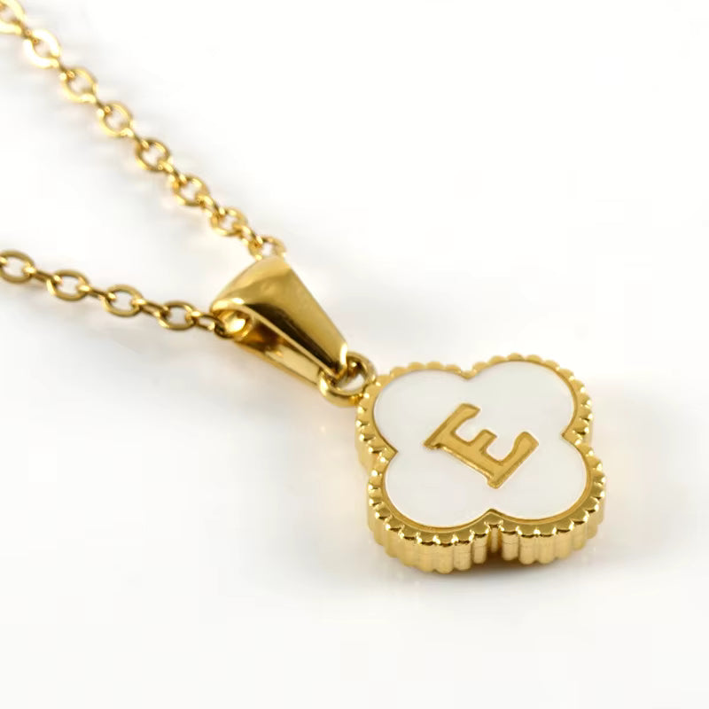 18K Gold-Plated Initial Necklace