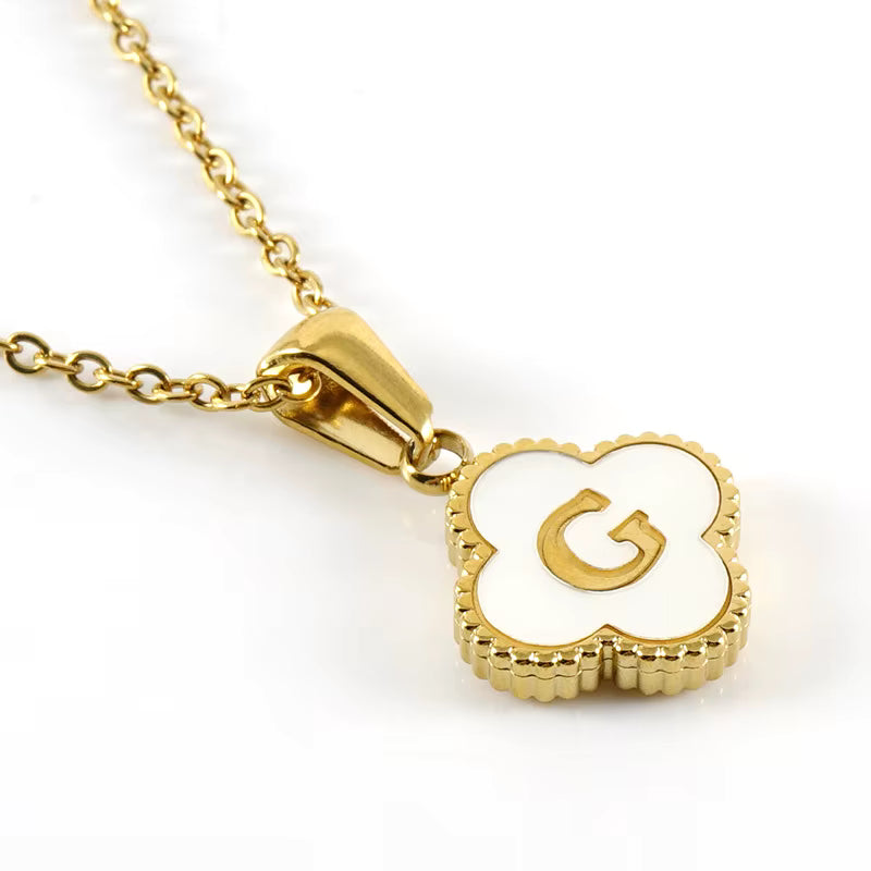 18K Gold-Plated Initial Necklace
