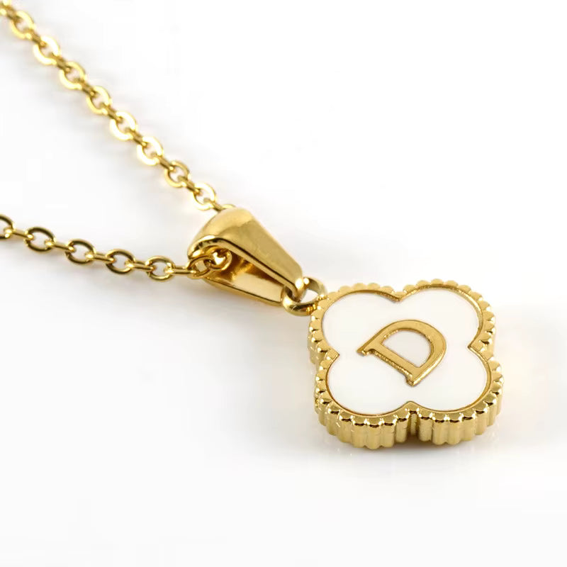 18K Gold-Plated Initial Necklace
