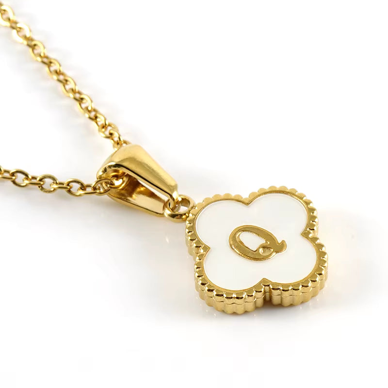 18K Gold-Plated Initial Necklace