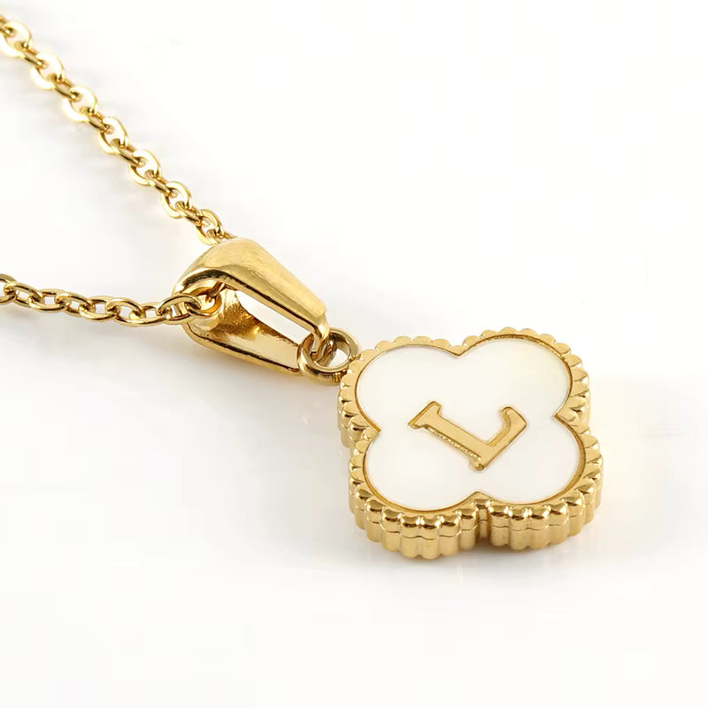 18K Gold-Plated Initial Necklace