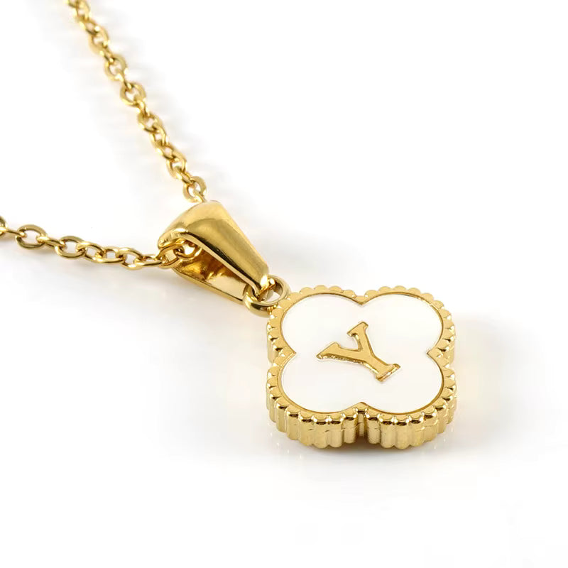 18K Gold-Plated Initial Necklace