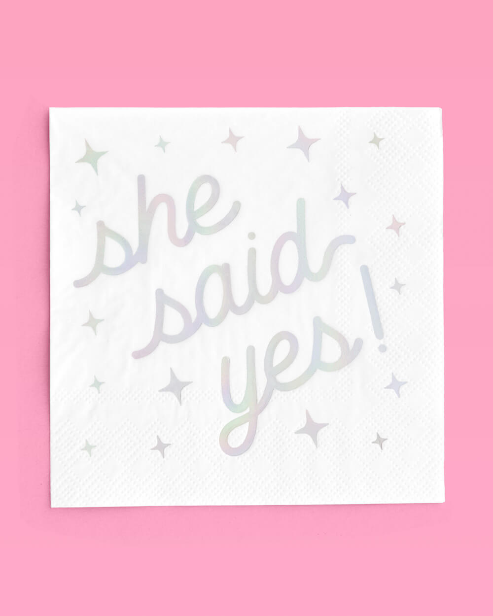 Engaged Era Napkins - 25 foil napkins