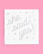 Engaged Era Napkins - 25 foil napkins
