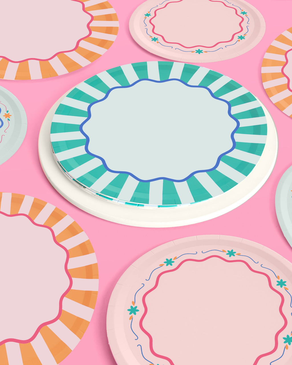 Italian Summer Pack - plates, napkins, vases + balloons