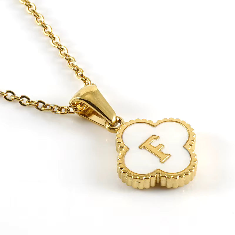 18K Gold-Plated Initial Necklace