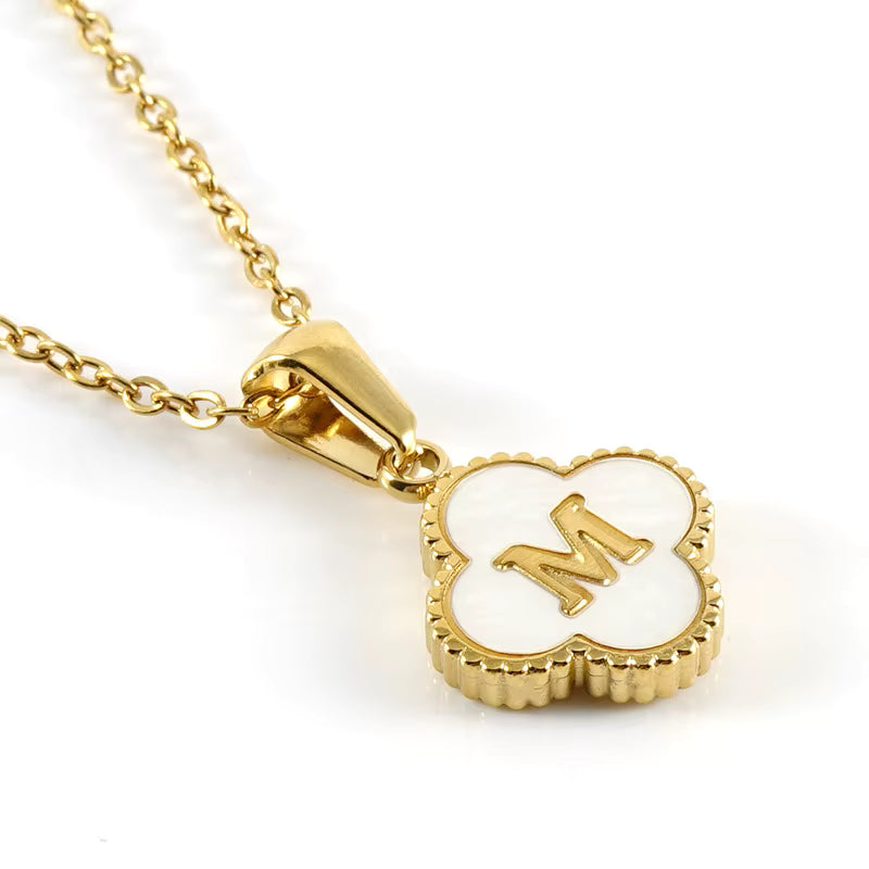 18K Gold-Plated Initial Necklace