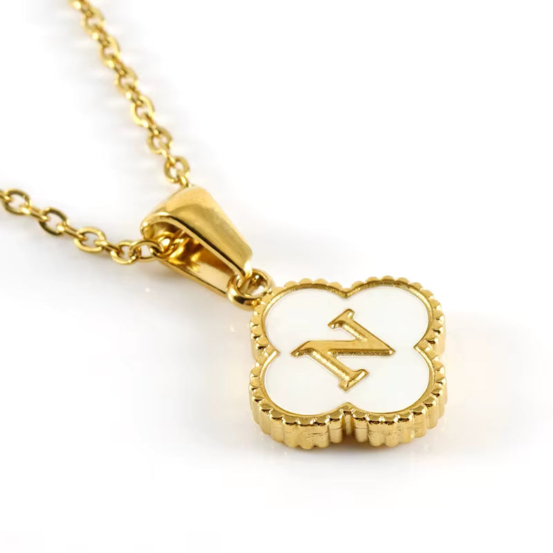 18K Gold-Plated Initial Necklace