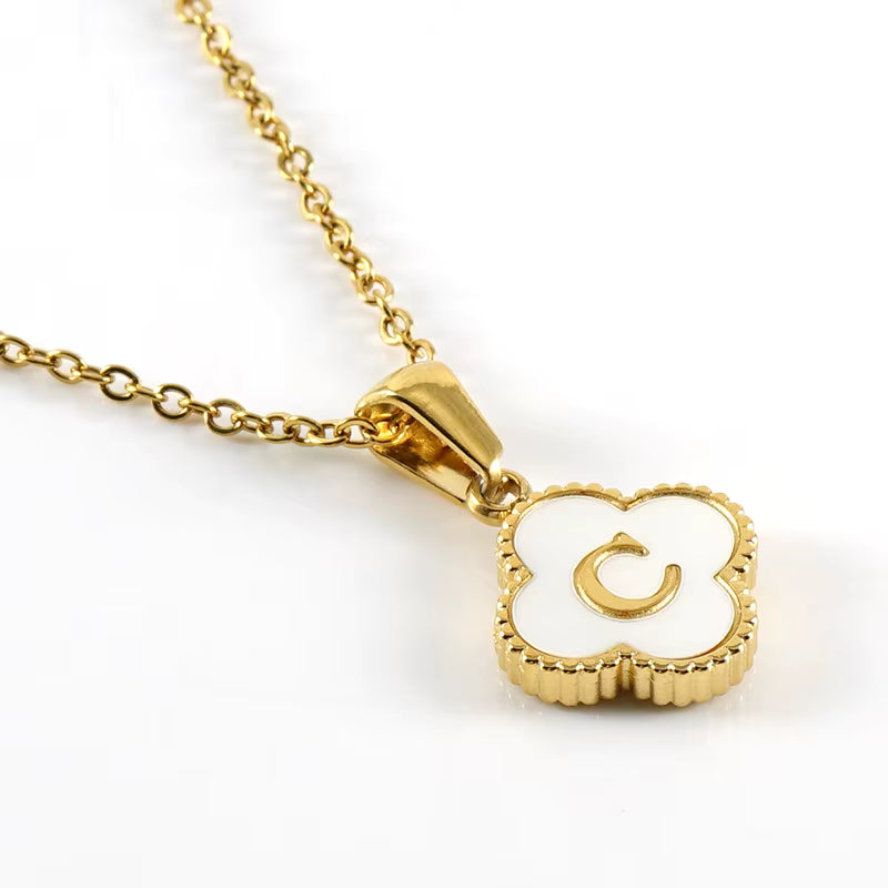 18K Gold-Plated Initial Necklace