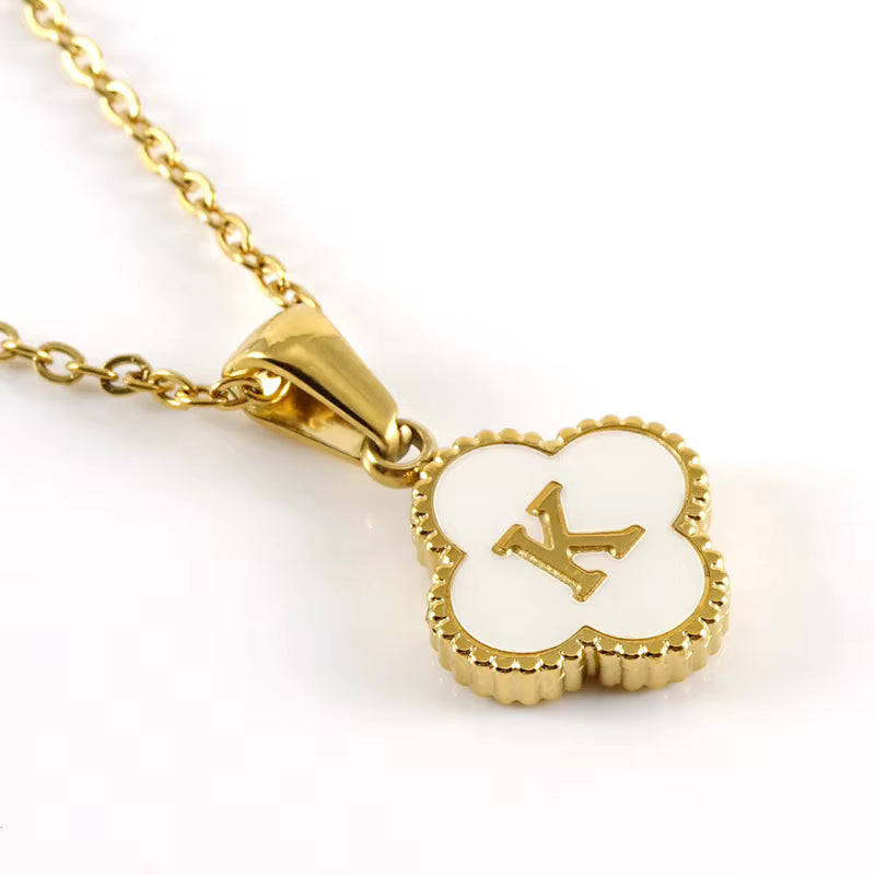 18K Gold-Plated Initial Necklace