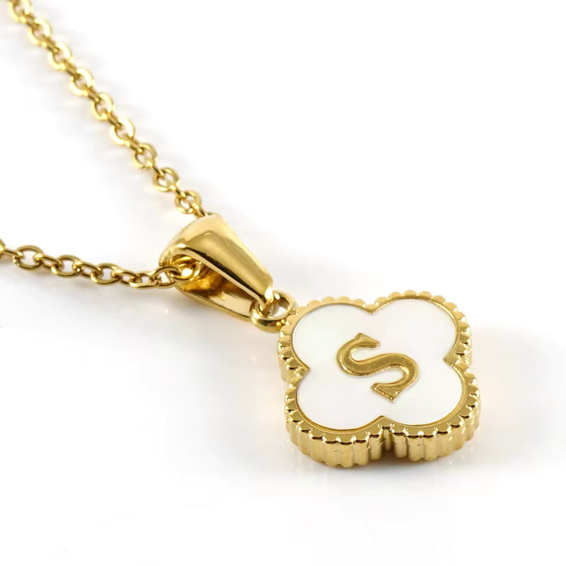 18K Gold-Plated Initial Necklace