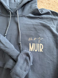 Personalized Dusty Blue Bride/Wife Hoodie