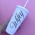 Hubby & Wifey 24 oz. Matching Tumbler Set