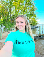 Tiffany & Co. inspired Bride & Co. shirt in sea green