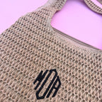 Woven Straw Beach Bag