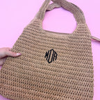 Woven Straw Beach Bag