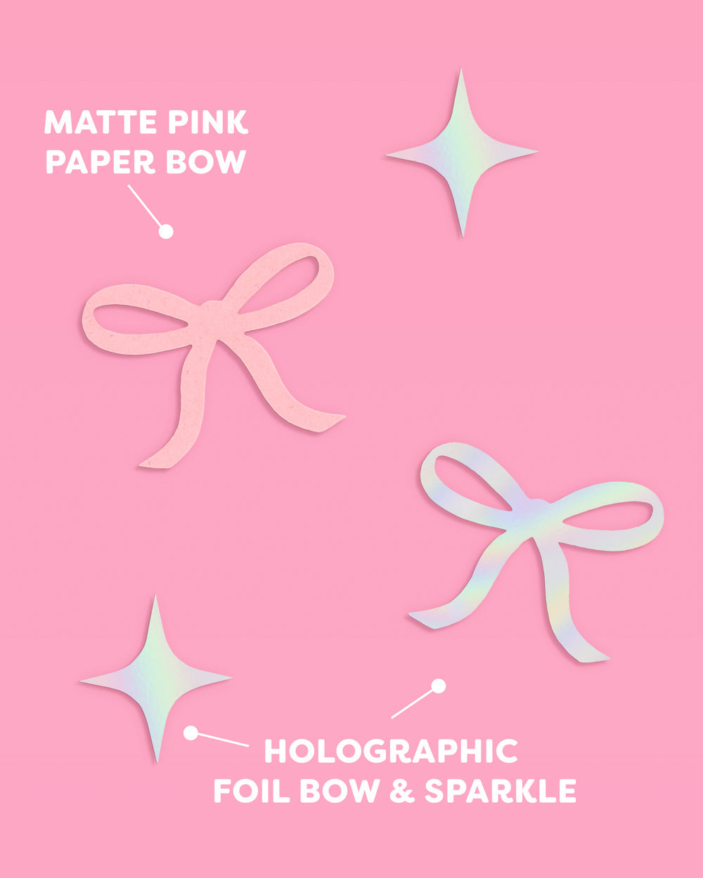 Tying the Knot Confetti - 200 pc iridescent foil confetti