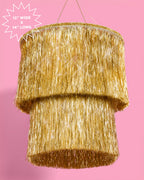 Golden Chandelier - sparkly foil chandelier