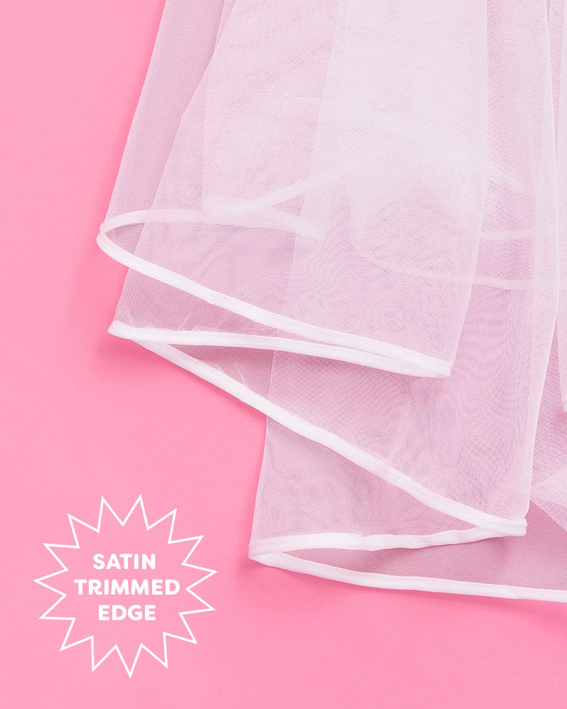 Classic Bride Veil - double layered bridal veil