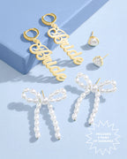 Pearls of Gold Earrings - set of 3 earrings