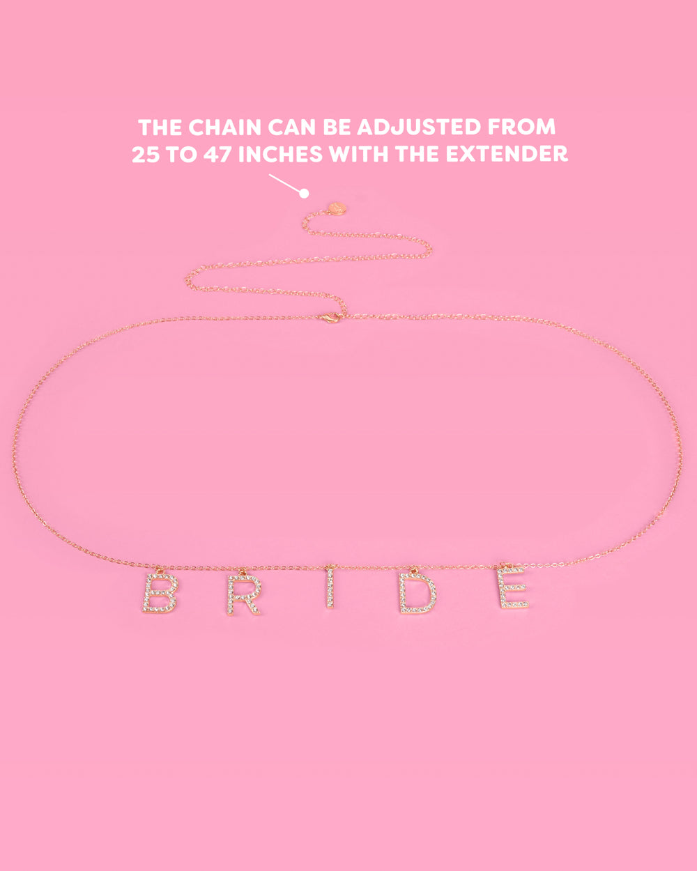 Bride Belly Chain - charm belly chain