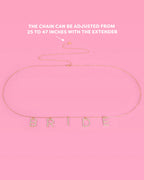Bride Belly Chain - charm belly chain