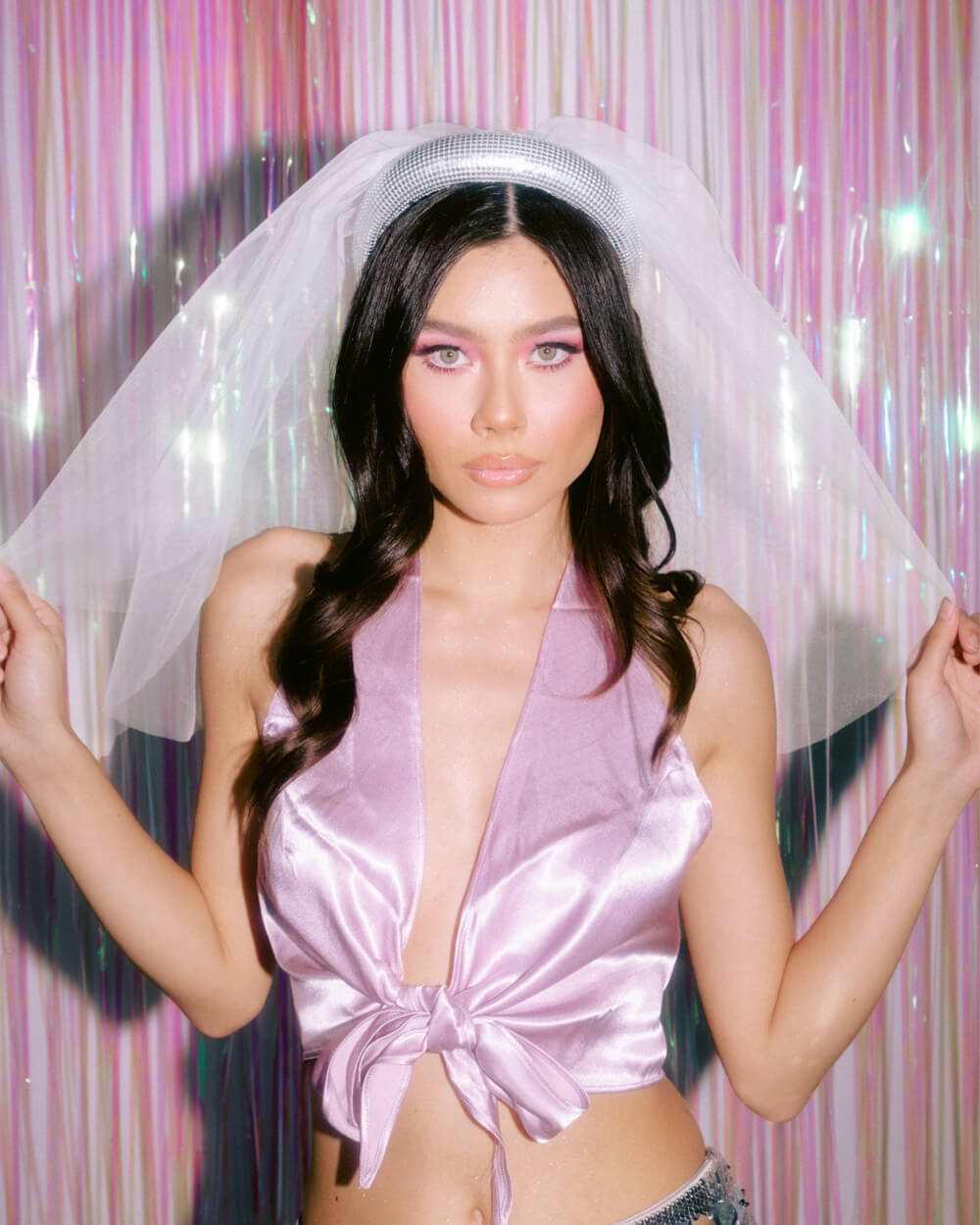 Last Disco Pack - veil headband + sash