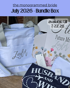 The Monogrammed Bride- BUNDLE BOX