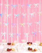 Tying the Knot Garland - iridescent foil backdrop